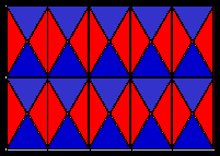 2 rows of five rectangles oriented longest side vertical